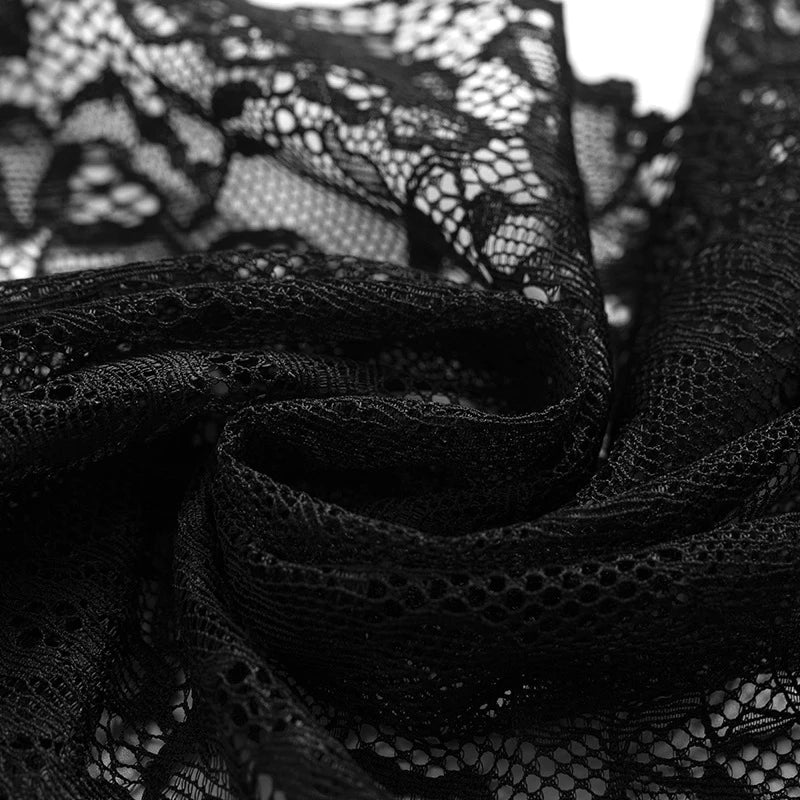 2025 Summer 2 Pcs Women'S New Sexy Lace See-Through Pajamas Black Pink Cute Clothes Comfortable Breathable Suspender Shorts Set