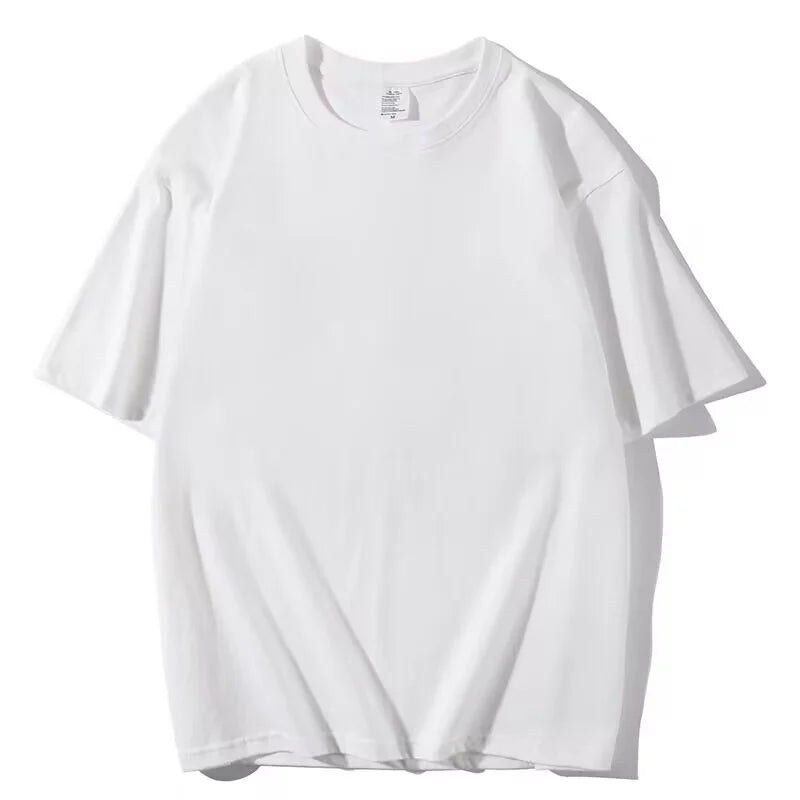 Women New Casual Solid T Shirts Female White Black Short Sleeve Summer Tees Lady 100% Cotton O-Neck Unisex Tops